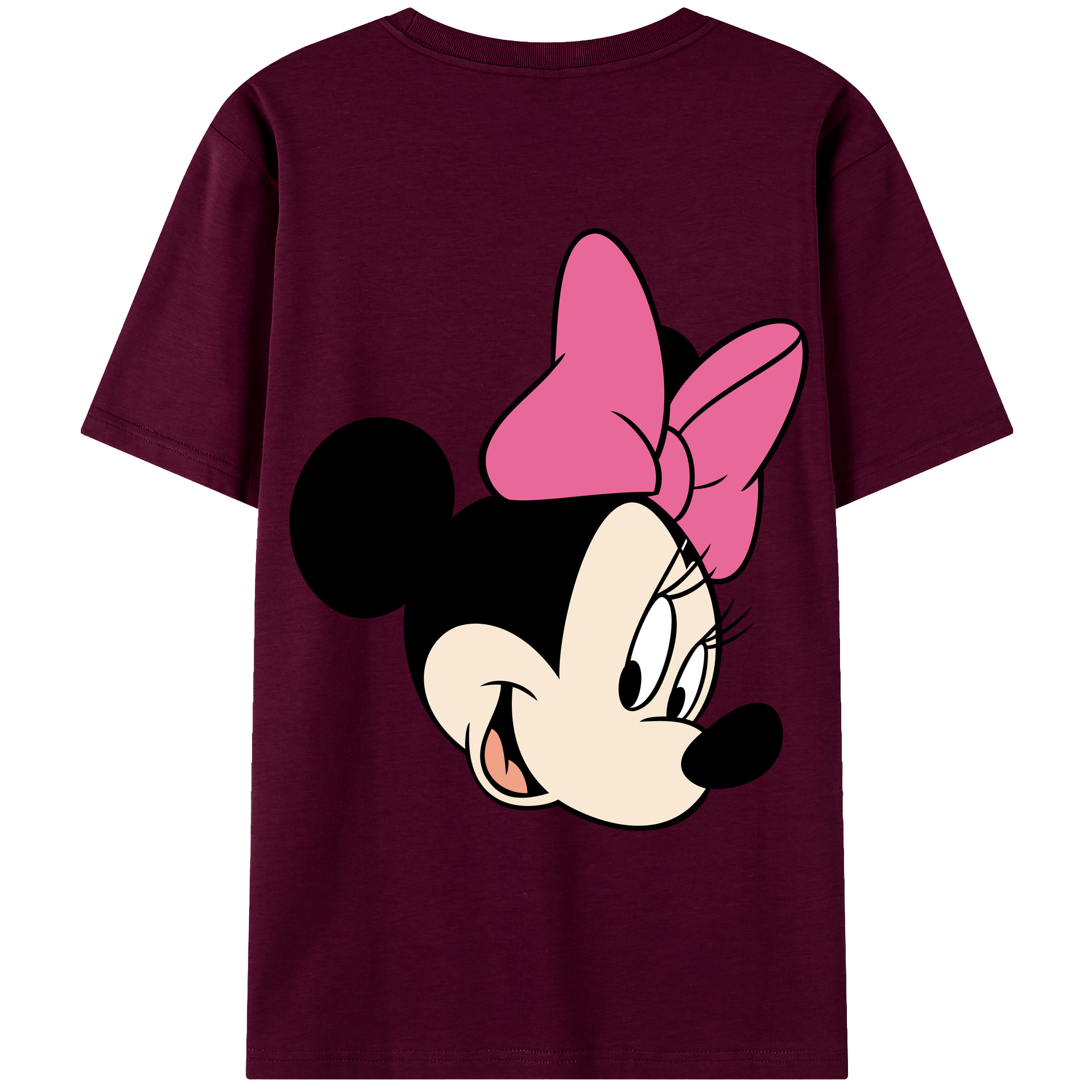 （画像用） ミッキーマウス Mickey Mouse レディース半袖Tシャツ(バックプリント)